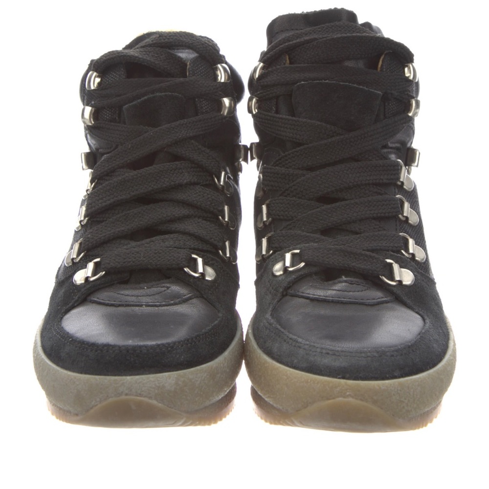 Isabel Marant hiking boots. Black suede. Size 36